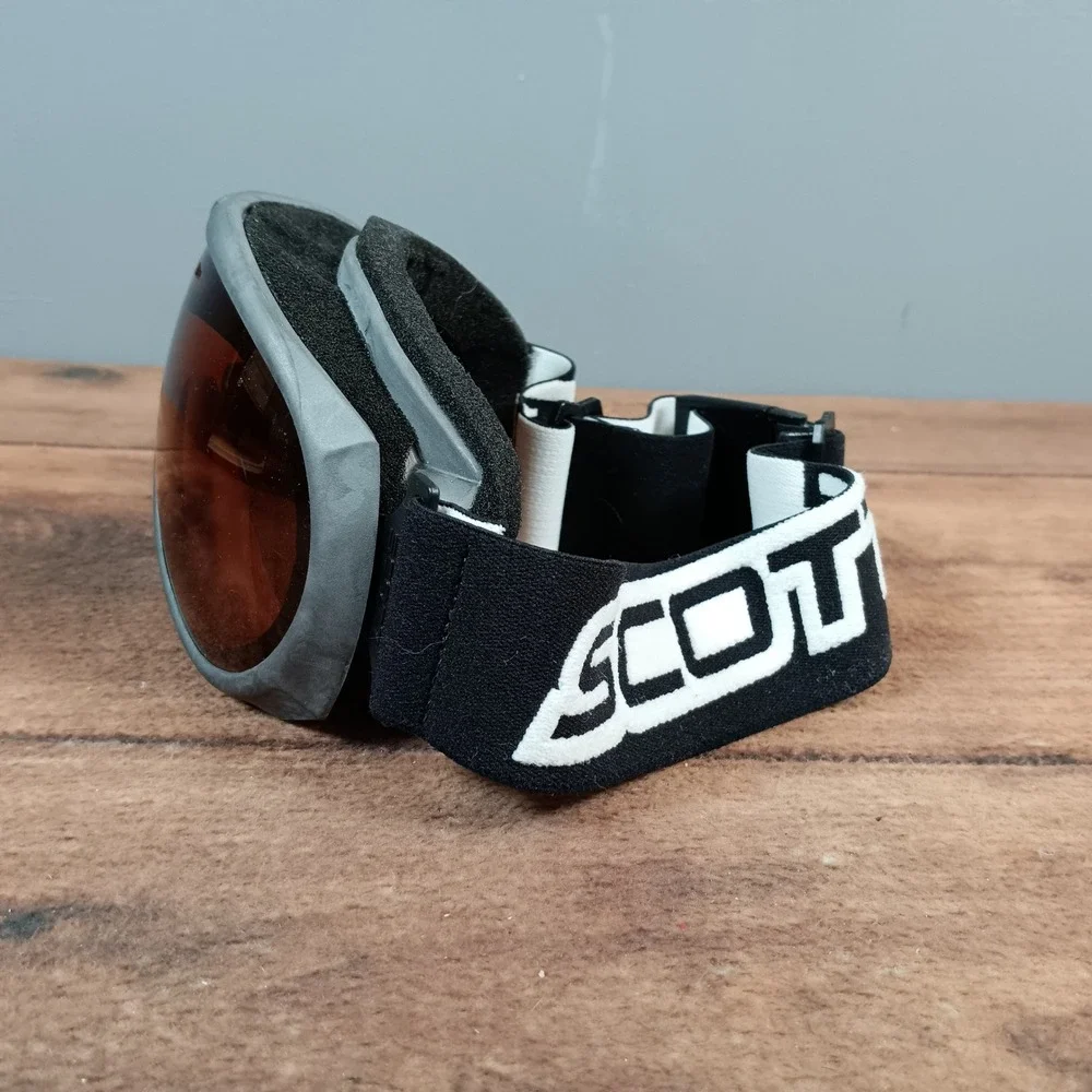 Scott Snow Goggles Unisex One Size Grey Amber Lens Excellent Ski Snowboard